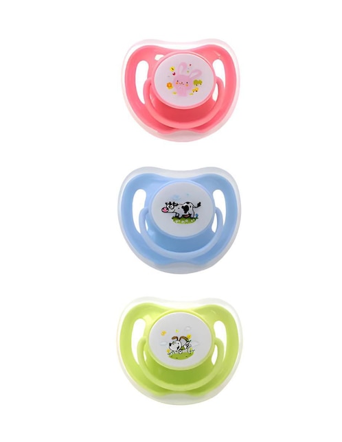Juego de chupones Xtellar animal print