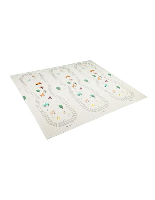 Tapete Carestino antigolpes reversible plegable de espuma