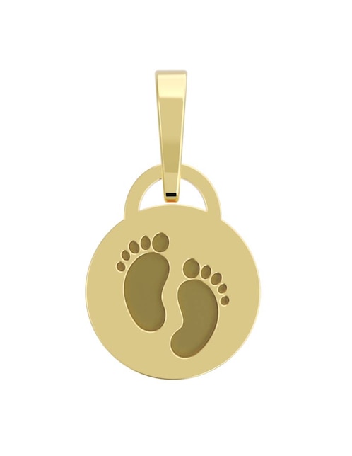 Dije circular de oro 14 K