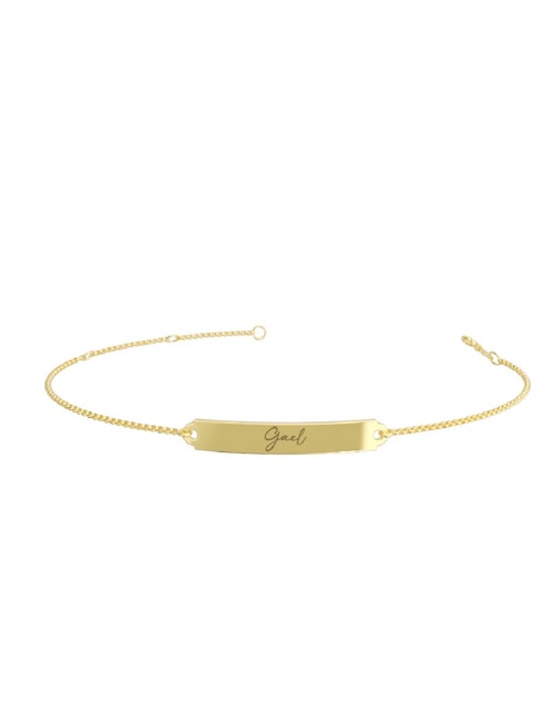 MON CARAMEL Esclava Mon Caramel de oro 14 K acabado pulido