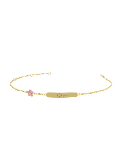 MON CARAMEL Esclava Mon Caramel de oro 14 K acabado pulido