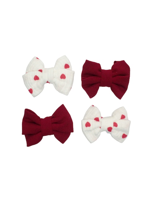 Set de 4 moños para cabello 1