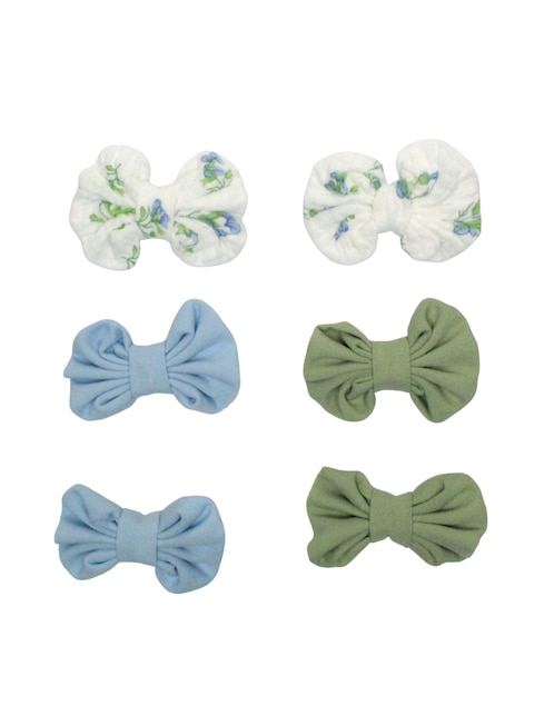Set de 6 moños para cabello 1