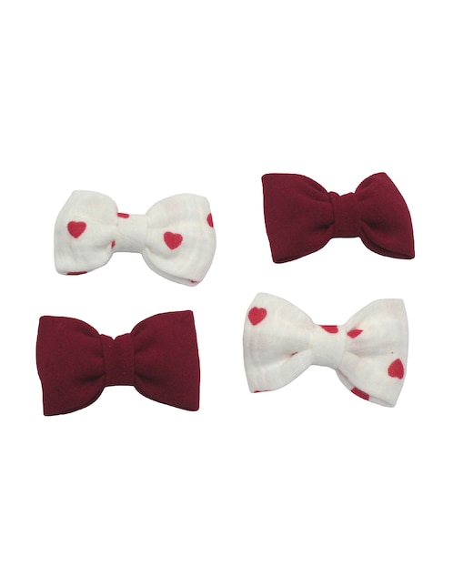 Set de 4 moños para cabello 1
