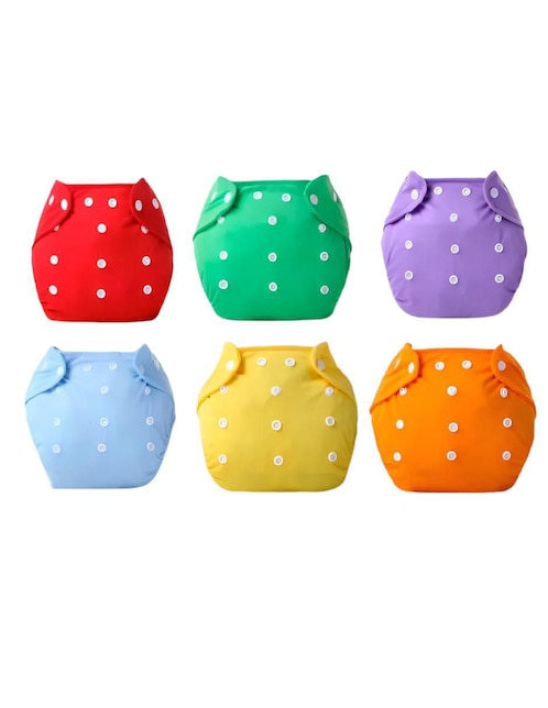 XTELLAR Pañal ecológico de tela Xtellar etapa 2 Unisex con 6 piezas