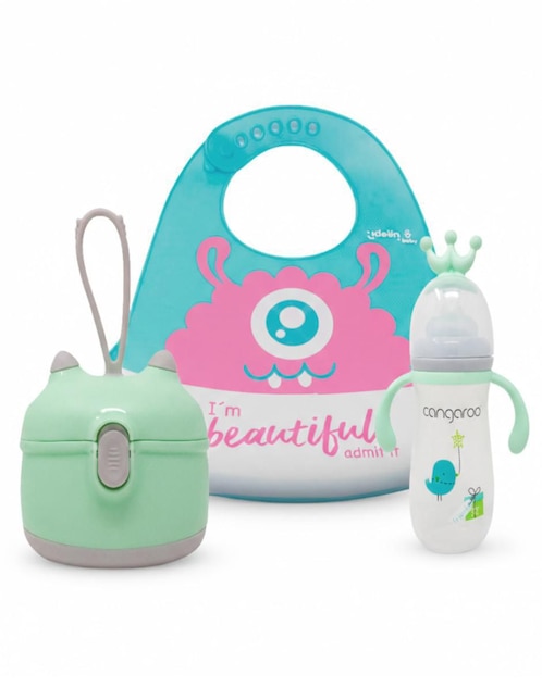Set higiene Ideen Bebé Monster de 3 piezas