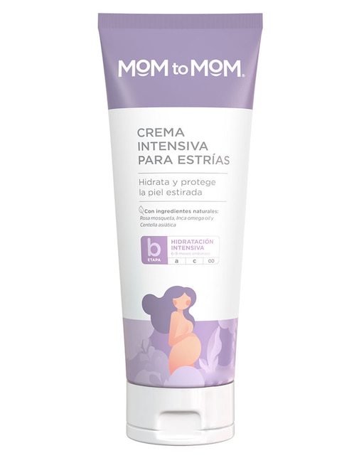 Crema intensiva para estrías etapa B de día y noche Mom to Mom todo tipo de piel