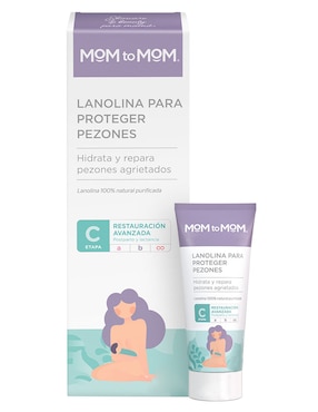 Crema para pezones recomendada para hidratar de día y noche Mom To Mom para todo tipo piel