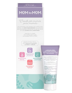 Crema para pezones recomendada para hidratar de día y noche Mom To Mom para todo tipo piel