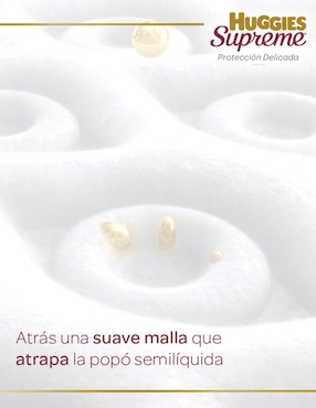 Pañales Huggies Supreme Pure & Natural etapa 2 bebé unisex con 38 piezas