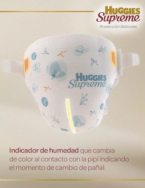 Pañales Huggies Supreme Pure & Natural etapa 6 bebé unisex con 36 piezas