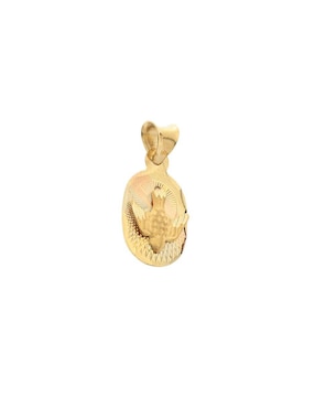Medalla de paloma Mon Caramel 14 K