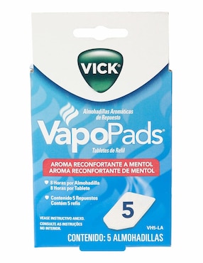 Almohadillas Aromáticas VapoPads Vick