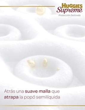 Pañales Huggies Supreme Pure & Natural etapa Recién nacido bebé unisex con 40 piezas
