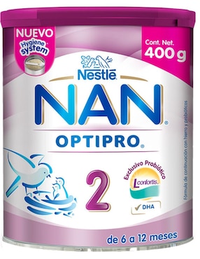 Imagen de producto Fórmula infantil NAN etapa 2 400 g