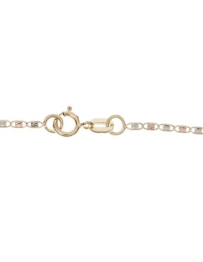Esclava Mon Caramel de oro 14 K con acabado liso