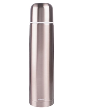 Termo Steiner de acero inoxidable con tapa rosca 1 L