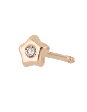 Broqueles Romanza Baby con acabado brillante diamante