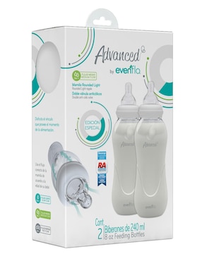 Set biberón Evenflo 8 oz