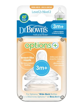 Tetina de flujo lento Dr Brown's