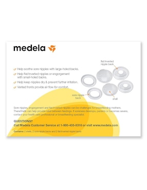 Concha protectora Medela 6 piezas