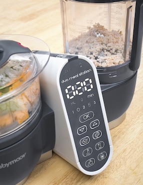 Set procesador de alimentos Babymoov Duo Meal Station cuchillas de acero inoxidable