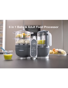 Set procesador de alimentos Babymoov Duo Meal Station cuchillas de acero inoxidable