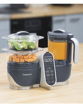Set procesador de alimentos Babymoov Duo Meal Station cuchillas de acero inoxidable