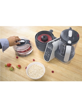 Set procesador de alimentos Babymoov Duo Meal Station cuchillas de acero inoxidable