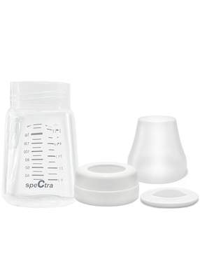 Botella Almacenamiento de Leche Materna Cuello Ancho Spectra 2 pzas