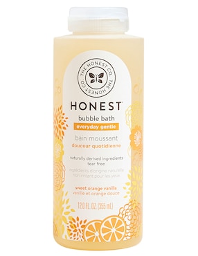 Burbujas Para Baño Honest Naranja Vainilla 355 Ml