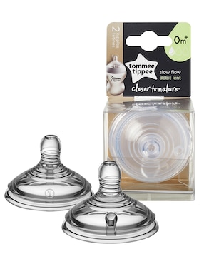 Set De 2 Tetinas Tommee Tippee Flujo Lento