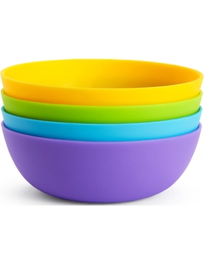 Set bowl Munchkin 4 piezas de plástico