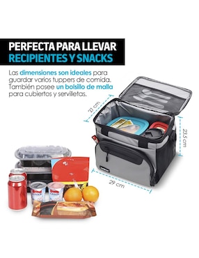 Lonchera grande térmica Redlemon