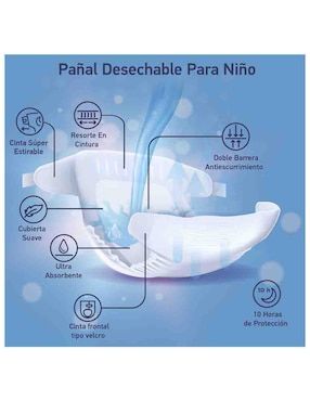 Pañales Soft Baby para bebé 100 piezas