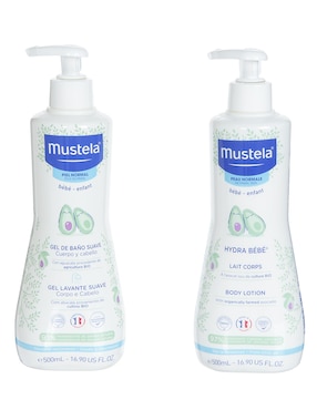 Mustela set de rutina de baño e hidratación
