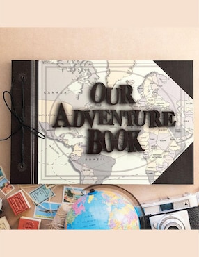 Álbum para fotos La Scrapería Our Adventure Book Vintage 20 hojas