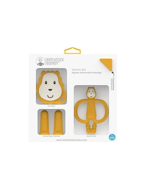 Juguete mordedera Matchstick Monkey 4 piezas