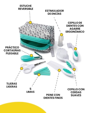 Set de higiene Safety 1st 12 piezas unisex