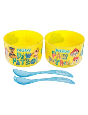 Set De Bowl Nuby Nickelodeon Paw Patrol De Plástico