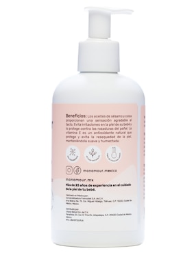 Crema para cuerpo recomendada para hidratar de día y noche Mon Amour para todo tipo piel