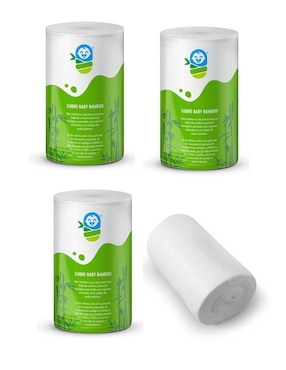 Toallas De Papel Babybamboo 4 Pack