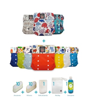 Set de pañal My Little Baby unitalla 33 piezas