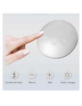 Extractor de leche eléctrico Dara baby con dos biberones