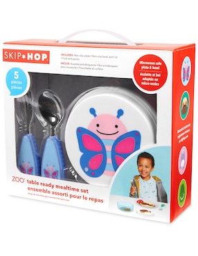Set alimentación Skip Hop Zoo de plástico 5 piezas
