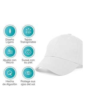 Gorra visera curva velcro Tiernelle bebé unisex