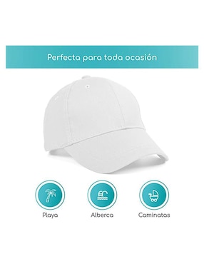 Gorra visera curva velcro Tiernelle bebé unisex