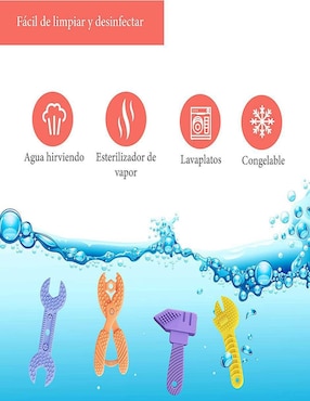 Juguete mordedera Seviete 4 piezas