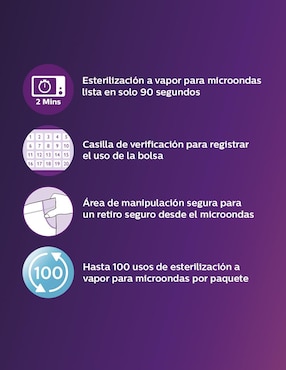Bolsas esterilizadoras Avent 5 piezas