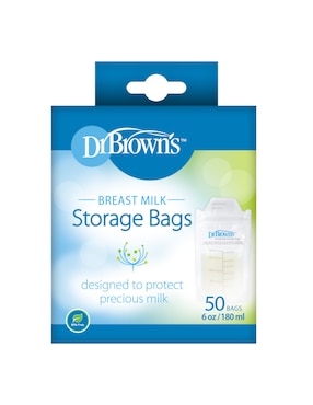 Bolsa almacenadora para alimento Dr Brown'S Lactancia 50 piezas